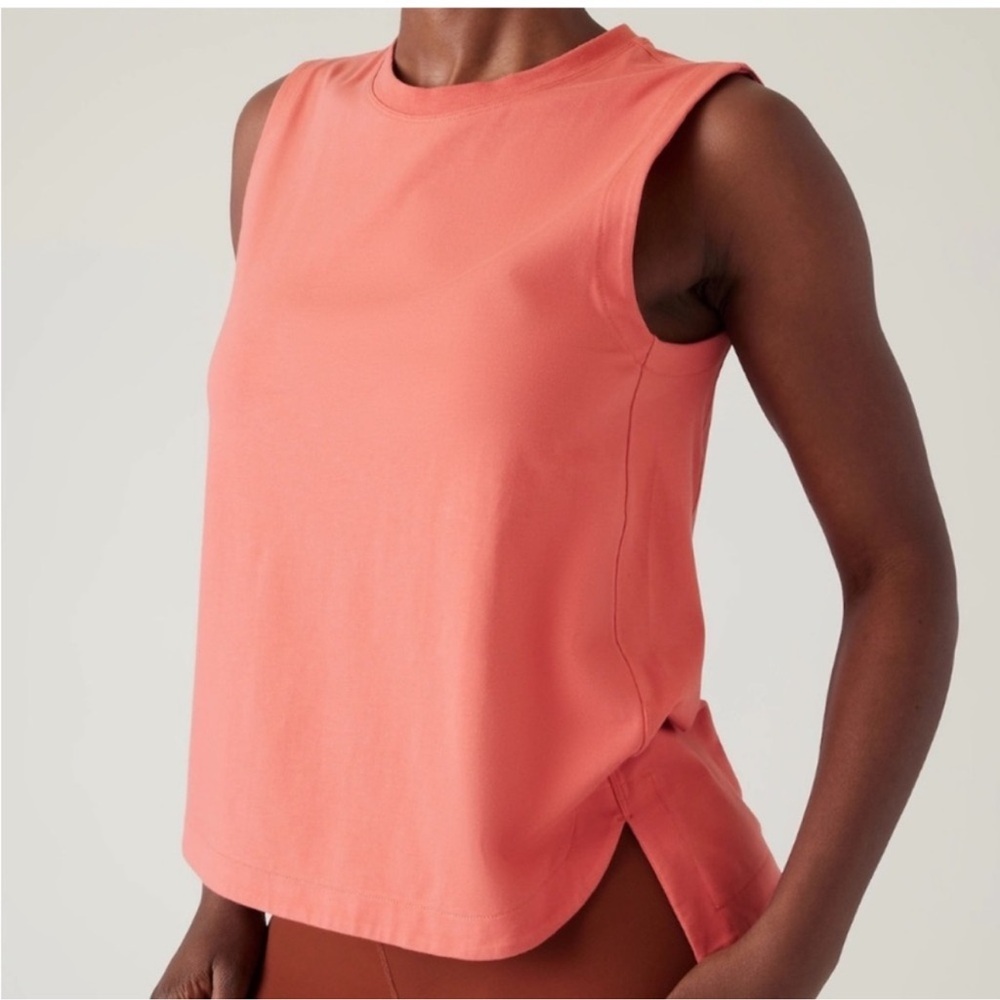 Athleta Effortless Tank in Soft Persimmon Shell